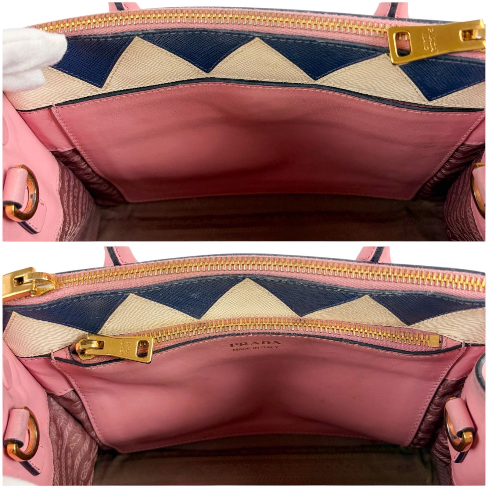 プラダ PRADA パラディグム 2WAY ショルダーバッグ トップハンドル