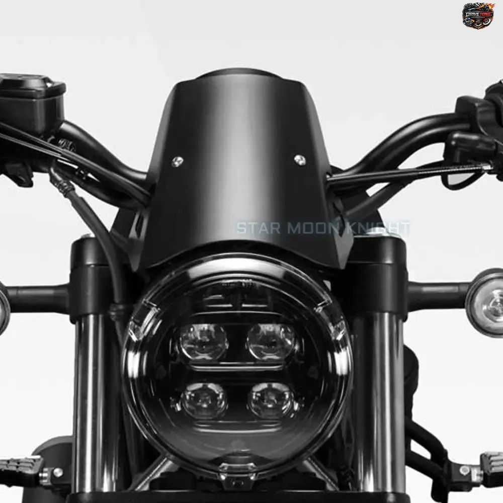 ホンダ CMX CMX500 REBEL500 2017 - 2021 用 アルミ製ウインドシールド 外付けウインドスクリーン デフレクター ウインドシールド スクリー