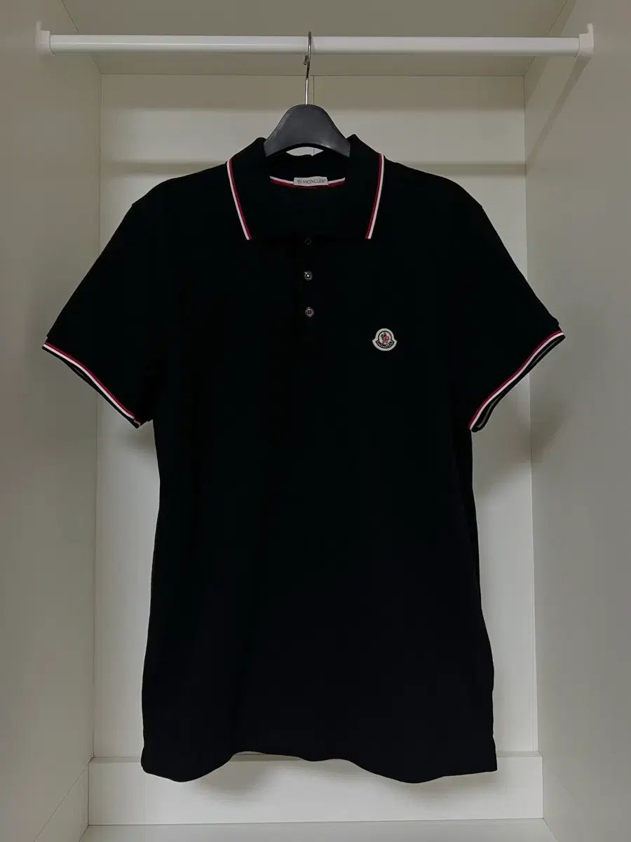新モデル/ほぼ新品 24SS モンクレール ポロ 半袖 カラーTシャツ