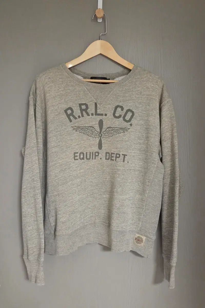 RRL(ダブルアールエル) プリンティング スウェット シャツ L