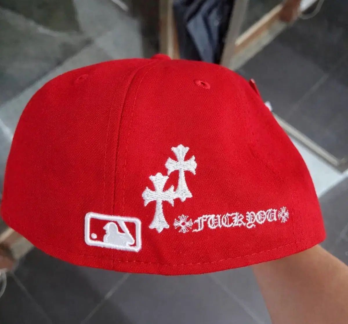 NEW ERA クロムハーツ 刺繍 714サイズ