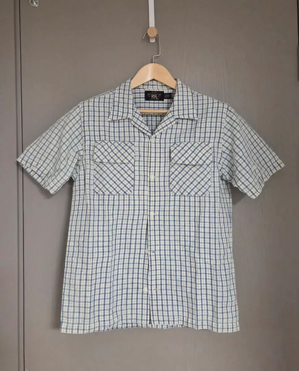 RRL(ダブルアールエル) チェック コットンリネン 半袖 キャンプシャツ S 29,084円