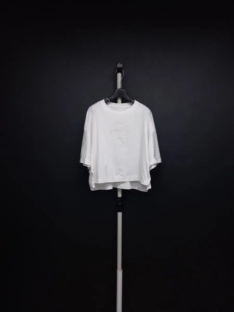 SJSJ 春夏 オーバーサイズ ショート コットン Tシャツ F 33-77