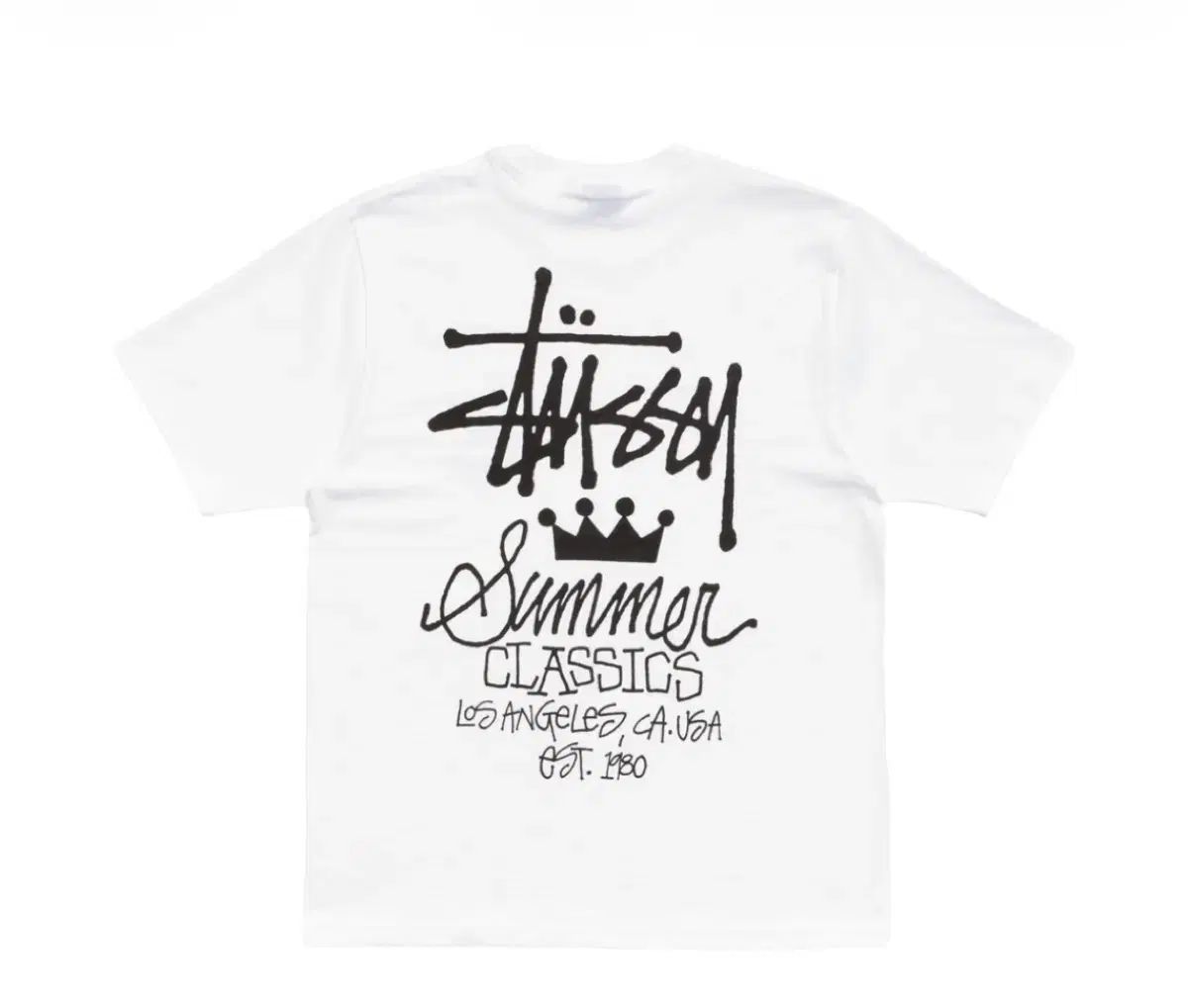 STUSSY サマー Classic Tシャツ 白 XL