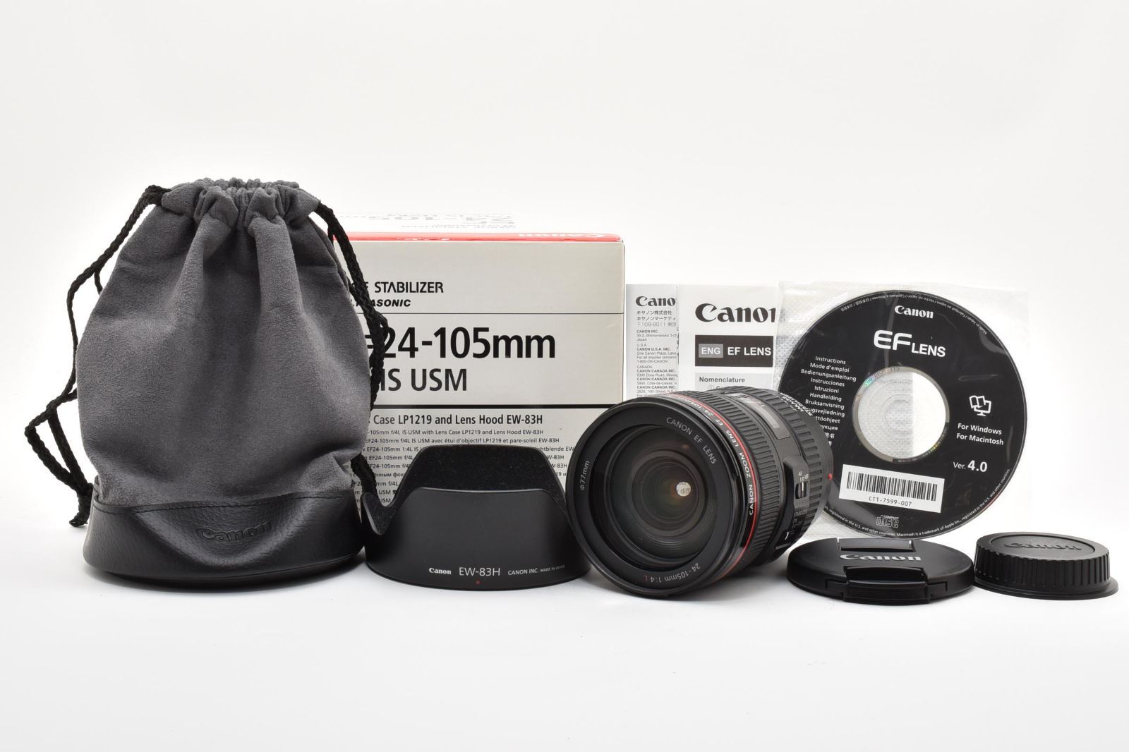 ★極上品★ CANON キャノン EF 24-105mm F4 L IS USM 元箱付き #K599-4