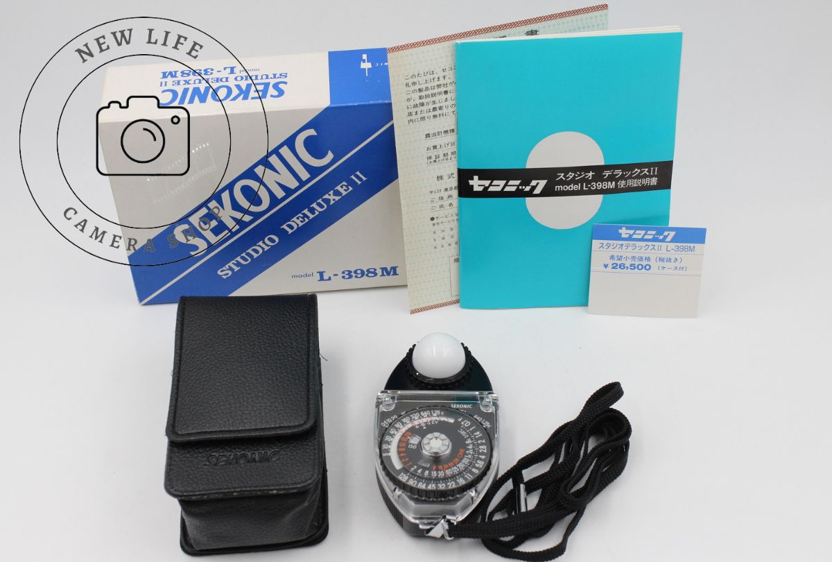 極上品☆SEKONIC セコニック STUDIO DELUXE II スタジオデラックスII model L-398M 付属多数 ###14454