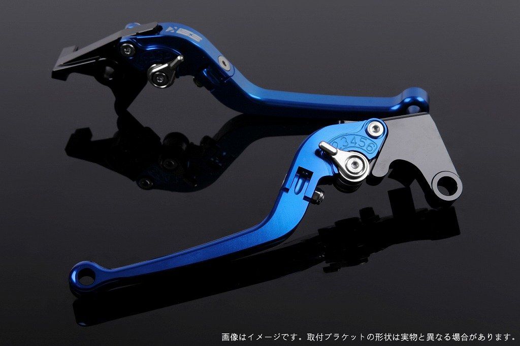 新品 SSK スピードラ アジャストレバーセット スタンダード可倒式 レバー本体カラー:ブルー アジャスターカラー:シルバー HONDA ADV150 KF38