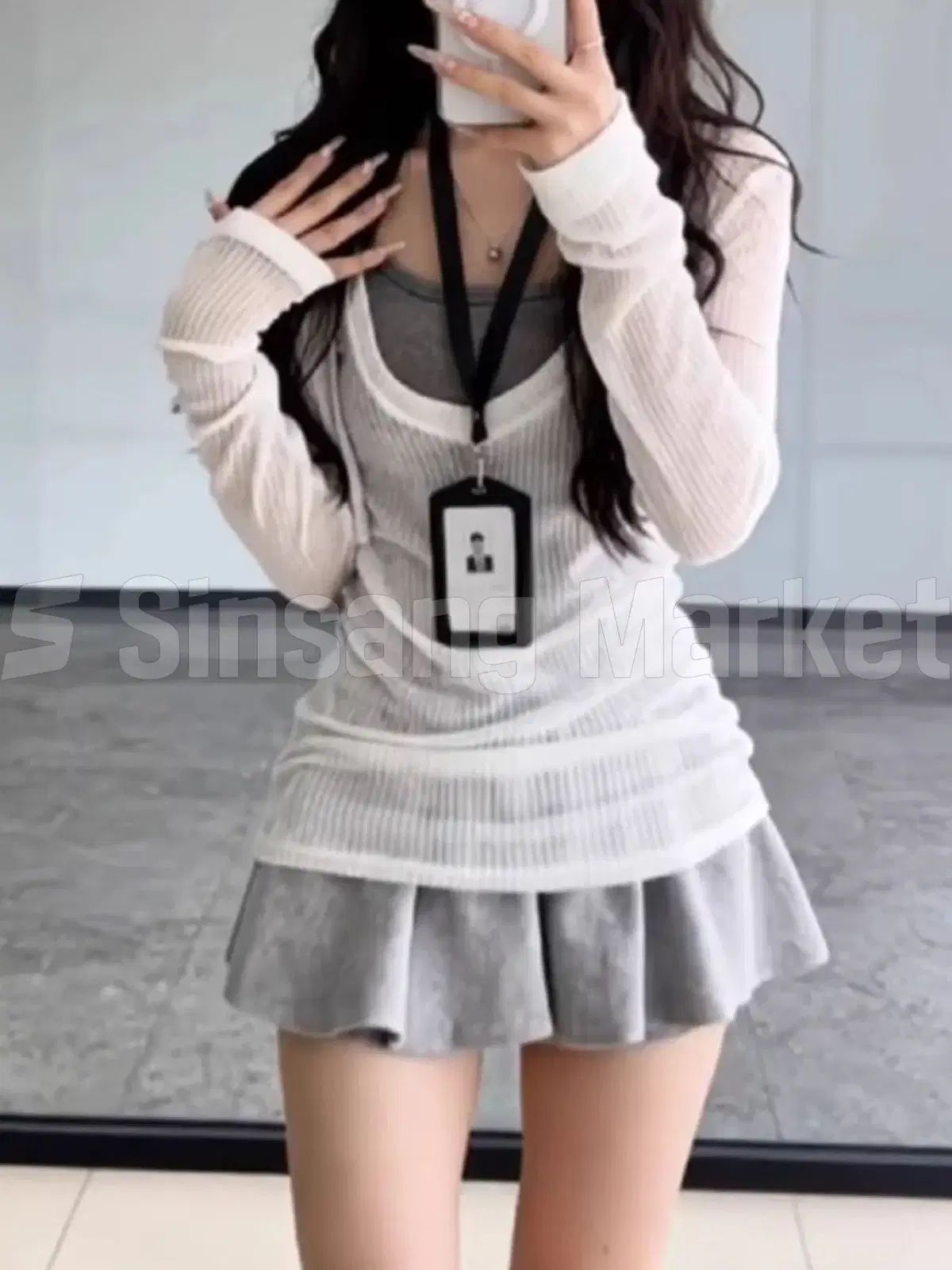 即日発送 セビヤセット ニットTシャツ ノースリーブブラトップ チュニックハーフパンツ ナチュラルルック