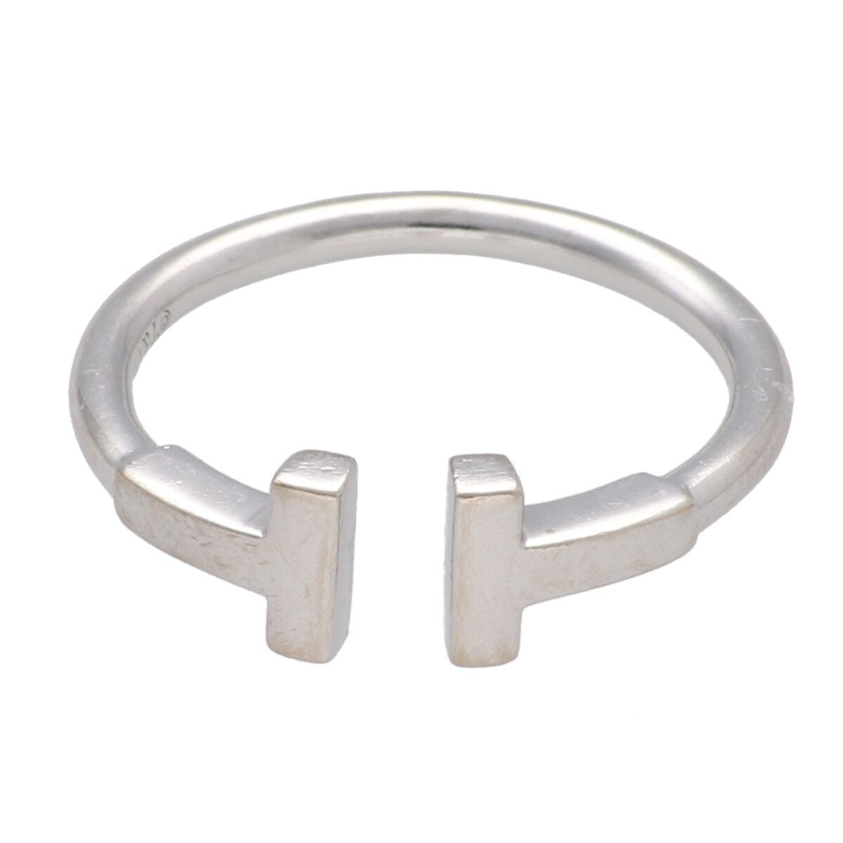 【中古】 Tiffany ＆ Co. ティファニー ワイヤー リング 指輪・リング ティファニー T 60148359 K18WG　指輪　11号 26015763 LI