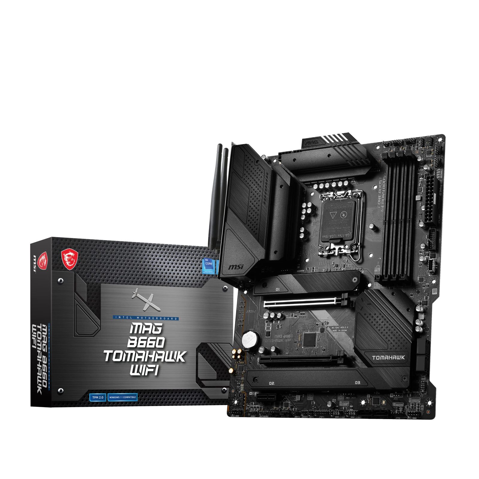 新品 MSI MAG B660 TOMAHAWK WIFI マザーボード ATX [Intel B660チップセット搭載] 第12世代CPU(LGA1700)対応 MB5697
