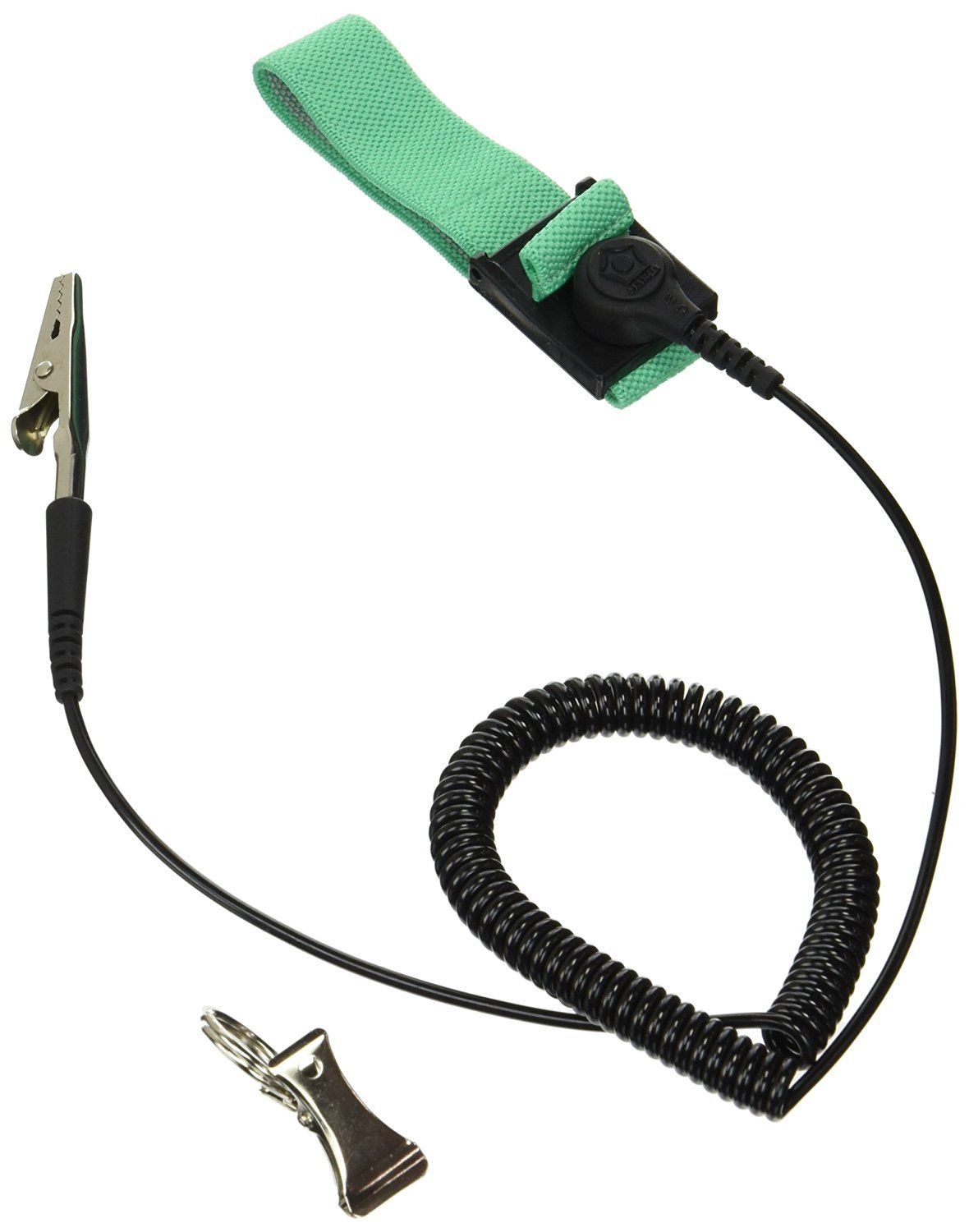 新品 白光(HAKKO) リストストラップ 1.5mコード ライトグリーン No.442B-04 10個入