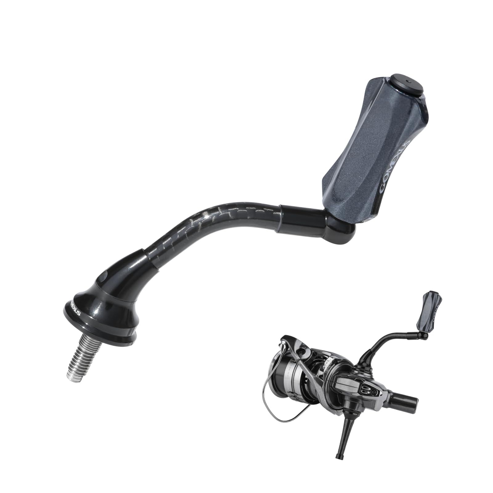 新品 ゴメクサス リールハンドル 軽量化 カーボン製 CraftFin 35/40/45 シマノ(SHIMANO) ダイワ (DAIWA) スピニングリール対応 9.4g/11g 25 カルディア FC LT レガリス イグジスト セルテート 月下美人「100 7,684円