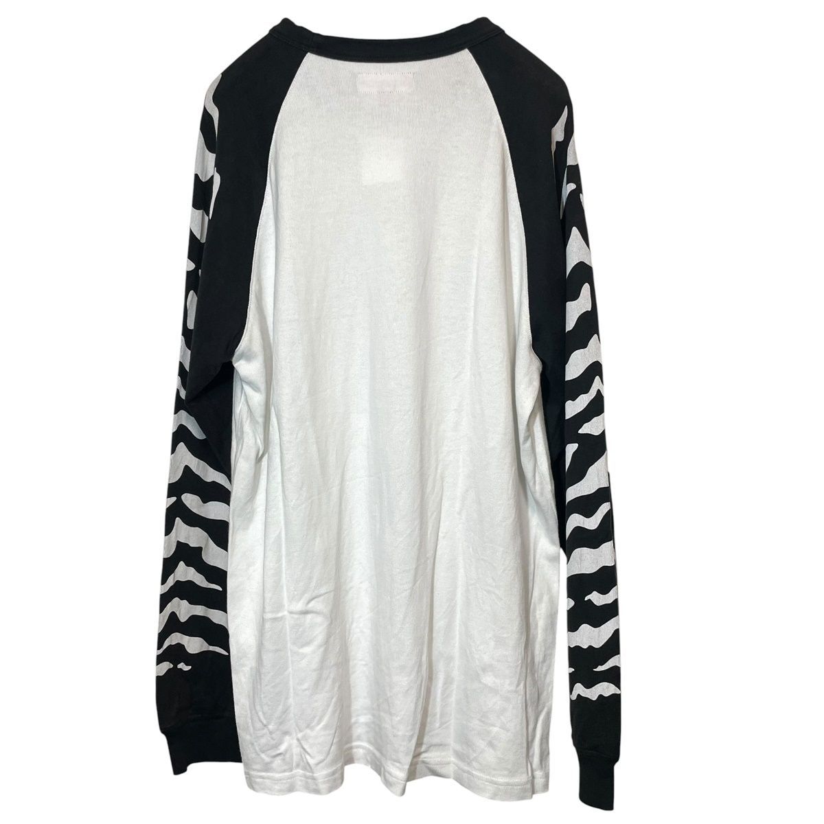 中古】SUPREME シュプリーム Tiger Raglan Tシャツ サイズ:M ホワイトX 