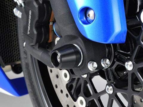 新品 アグラス(AGRAS) フロントアクスルプロテクター コーンタイプ アルミ製 シルバー GSX-R1000(12) 343-300-A0S