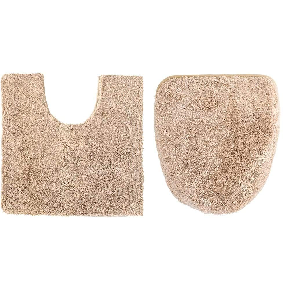 新品 【セット買い】オカ(OKA) 乾度良好Dナチュレ ２点セット（レギュラートイレマット＋ロングフタカバー） ベージュ