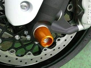 新品 アグラス(AGRAS) フロントアクスルプロテクター コーンタイプ シルバー GSX-R750(11-12) GSX-R600(11-12) 343-398-A0S