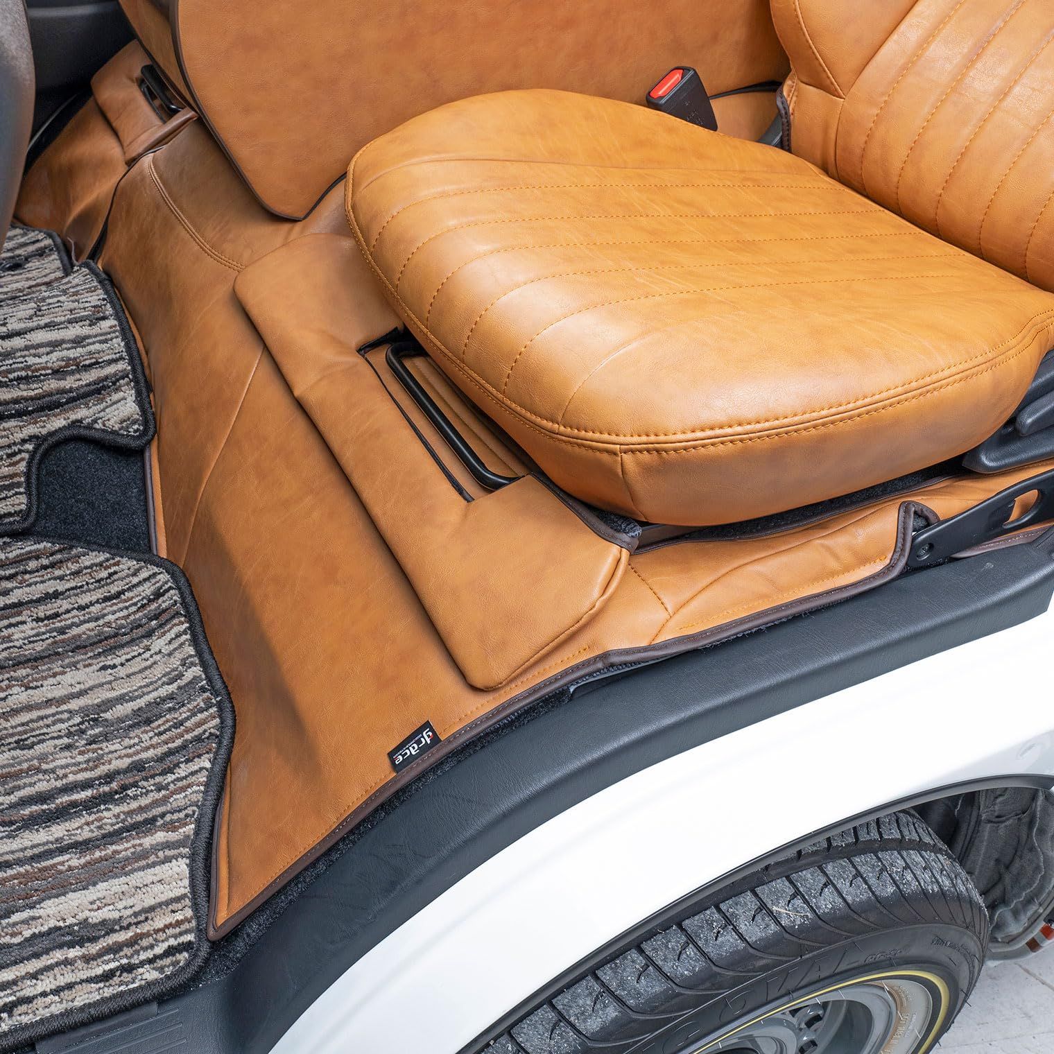 新品 グレイス(grace) ２００系ハイエース ワイド専用 エンジンフードカバー＆スカートセット クラシック カラー：キャメル GAC-HIWESCLACA