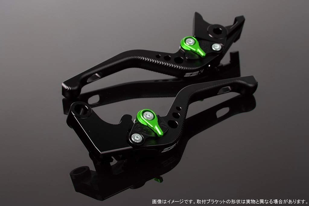 新品 SSK スピードラ アジャストレバー 3Dショート レバー本体カラー:マットブラック アジャスターカラー:マットグリーン HONDA ADV150 KF38