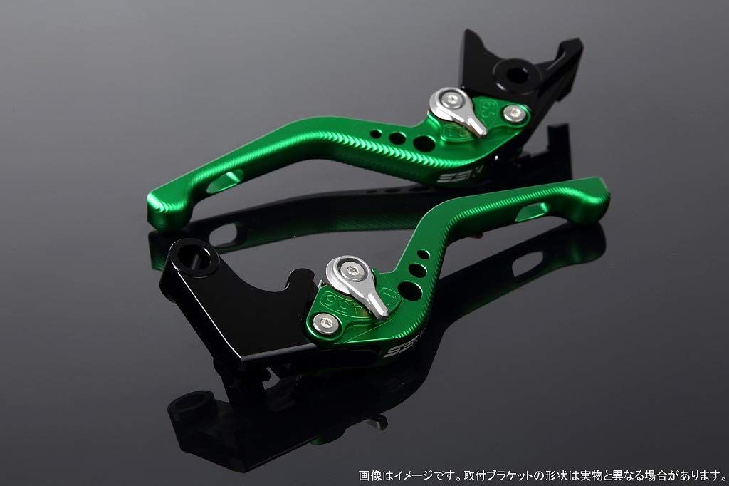 新品 SSK スピードラ アジャストレバーセット 3Dショート レバー本体カラー:マットグリーン アジャスターカラー:マットシルバー HONDA ADV150 KF38