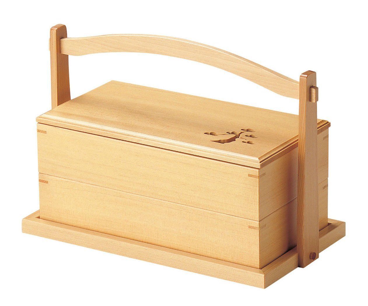 新品 ヤマコー 檜・手提付松風弁当 27145