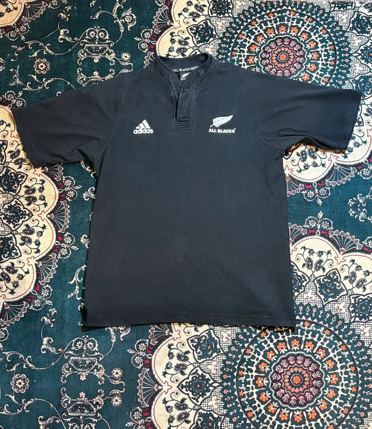 アディダス ALL BLACKS ラグビーチーム カラーTシャツ M
