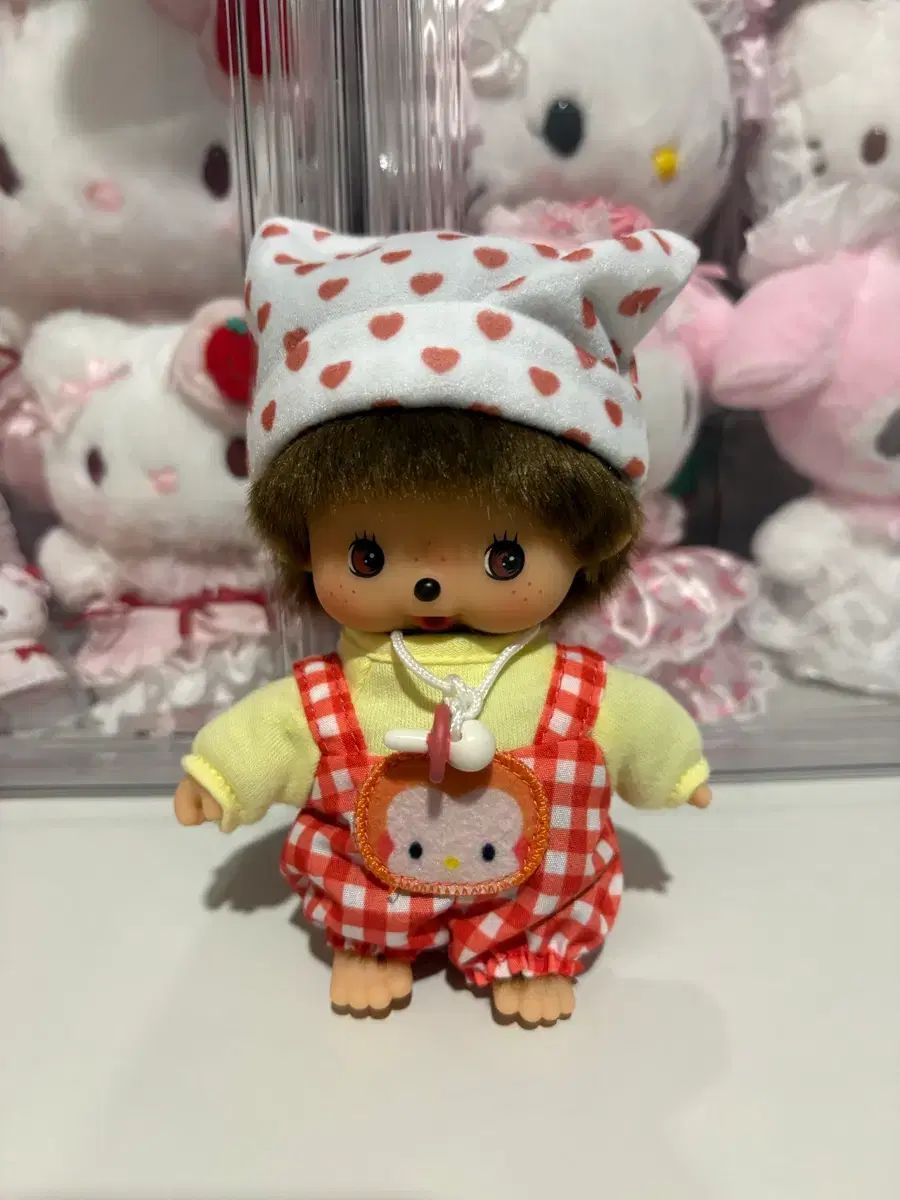 モンチッチ HELLO KITTY ベビチッチ ぬいぐるみ レッド