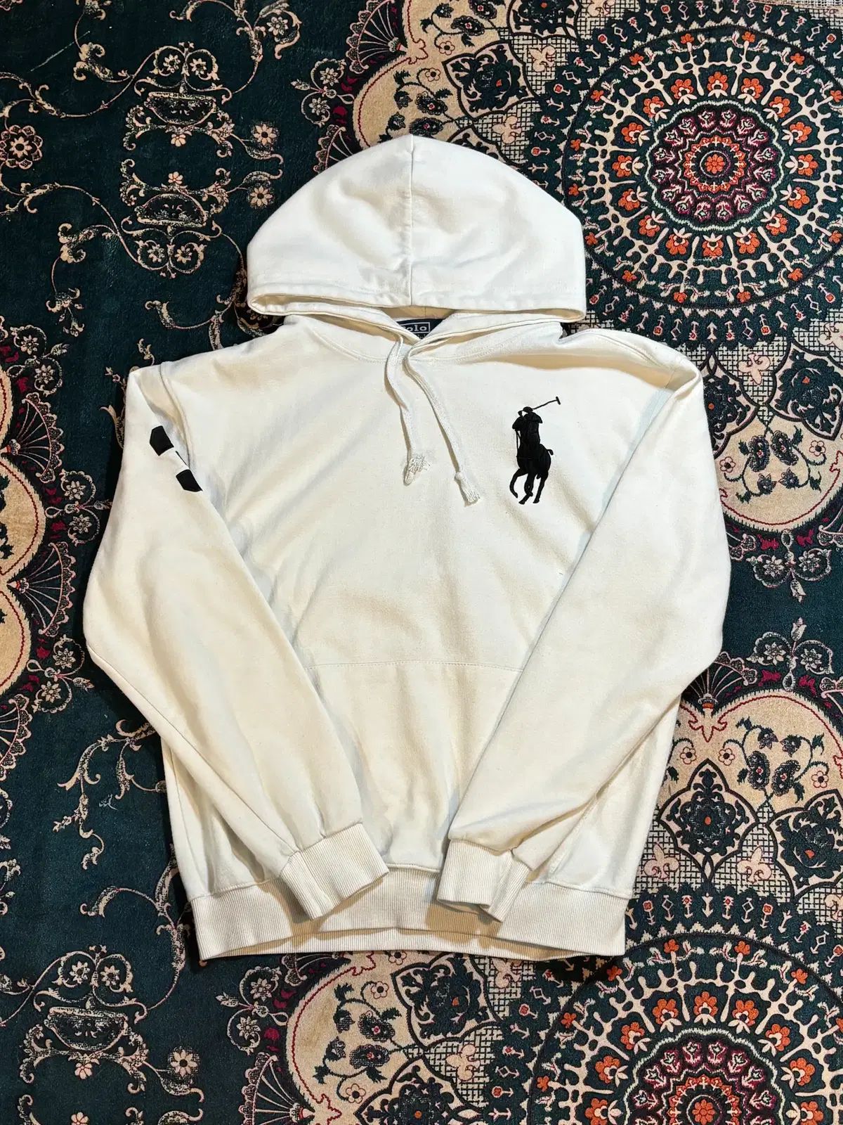 ビックポニー 白 フードTシャツ 3 L