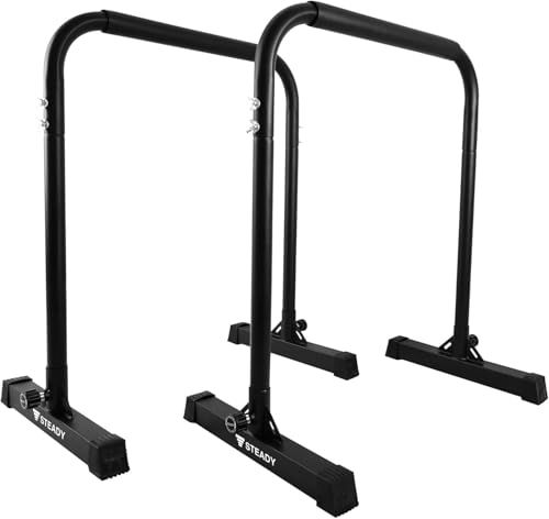 STEADY ディップススタンド 【 Designed in Japan 独自開発のTS System支柱 (特許庁実案登録) /耐荷重150kg / 高さ3段階/分割可能 】 ステディ ST126 プッシュアップバー送料無料