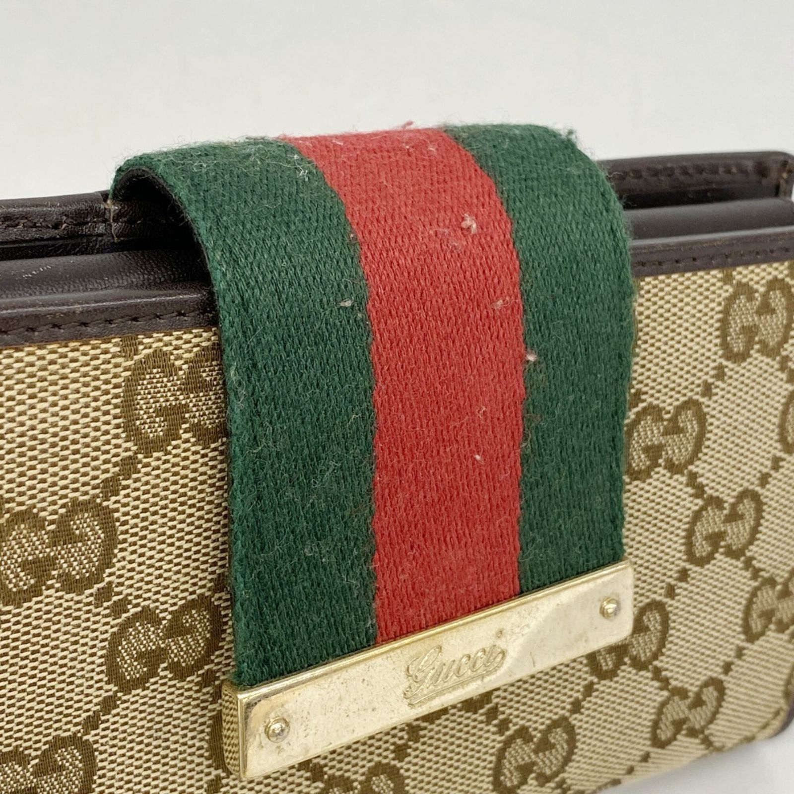 グッチ(Gucci) グッチ 長財布 GGキャンバス シェリーライン 181668