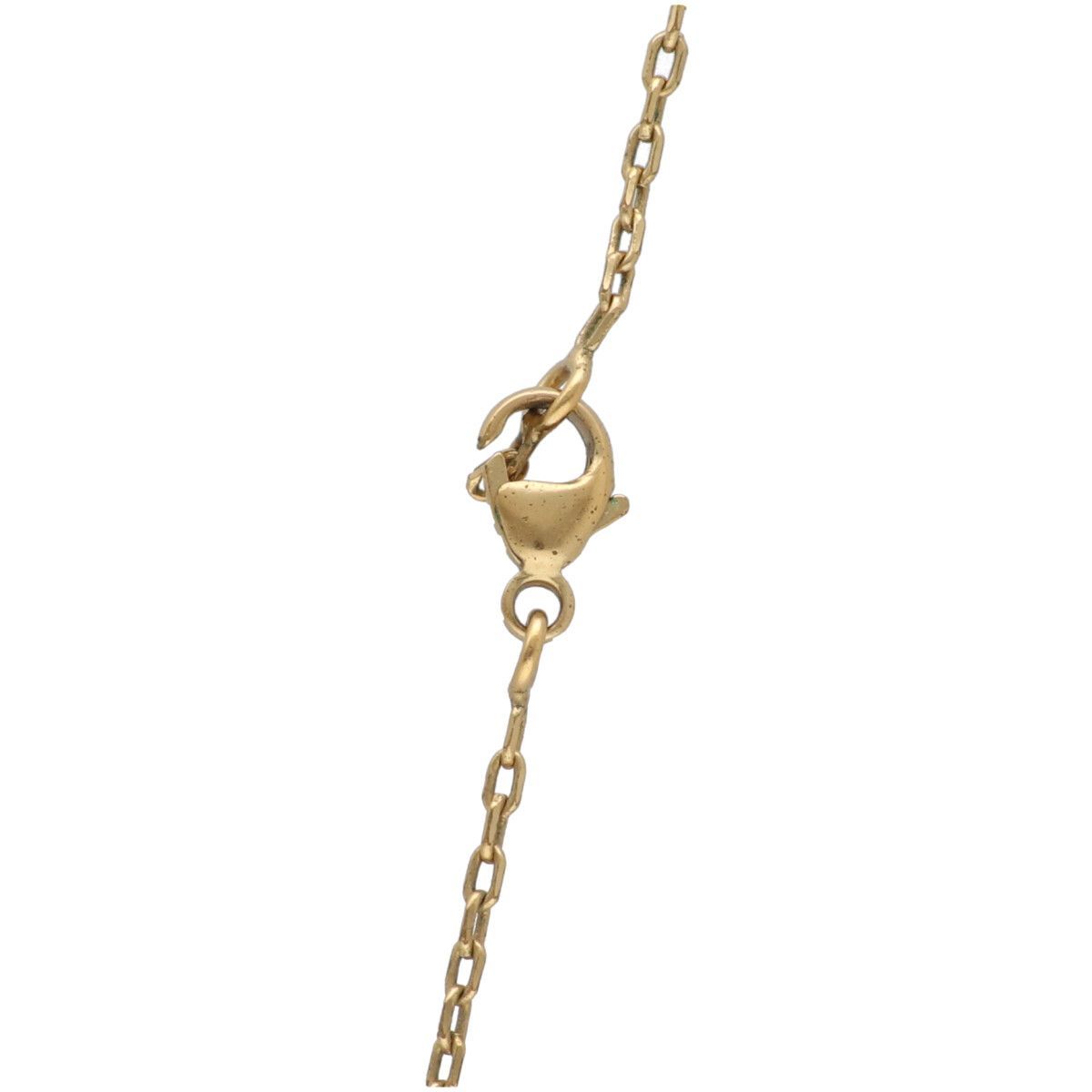 中古】 HERMES エルメス アイリーン ネックレス ゴールド ホワイト系 H 