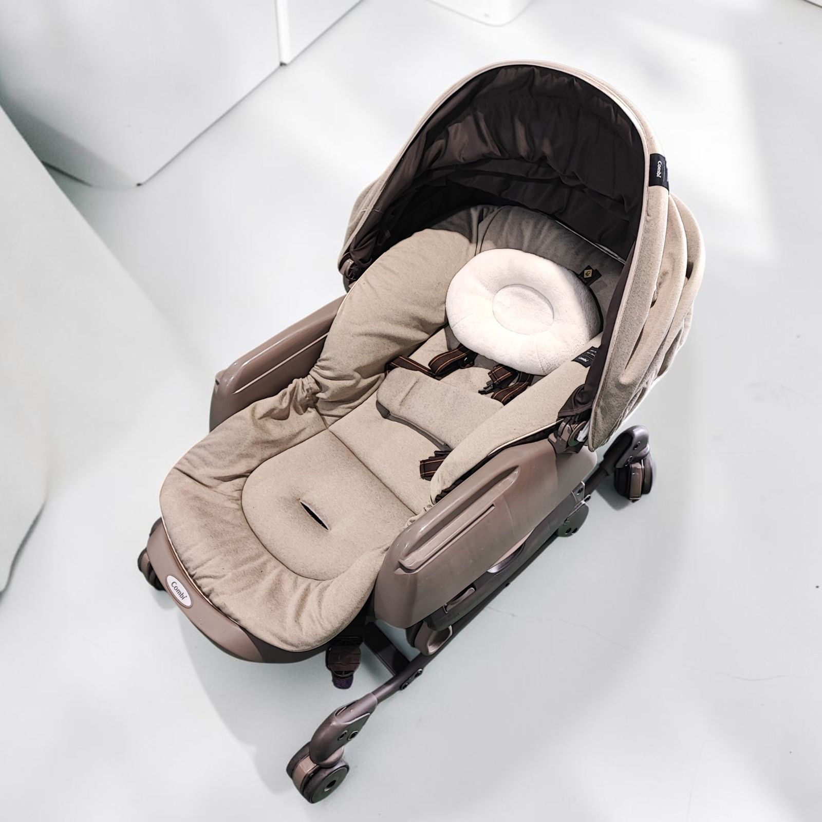 ベビー家具・寝具 ネムリラ ベージュ BEDi Long スリープシェルEG+