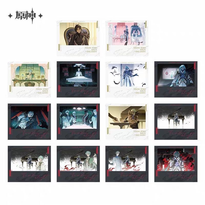 原神・公式　コレクションカード（不向光者）セット　ドットーレ　パンタローネ