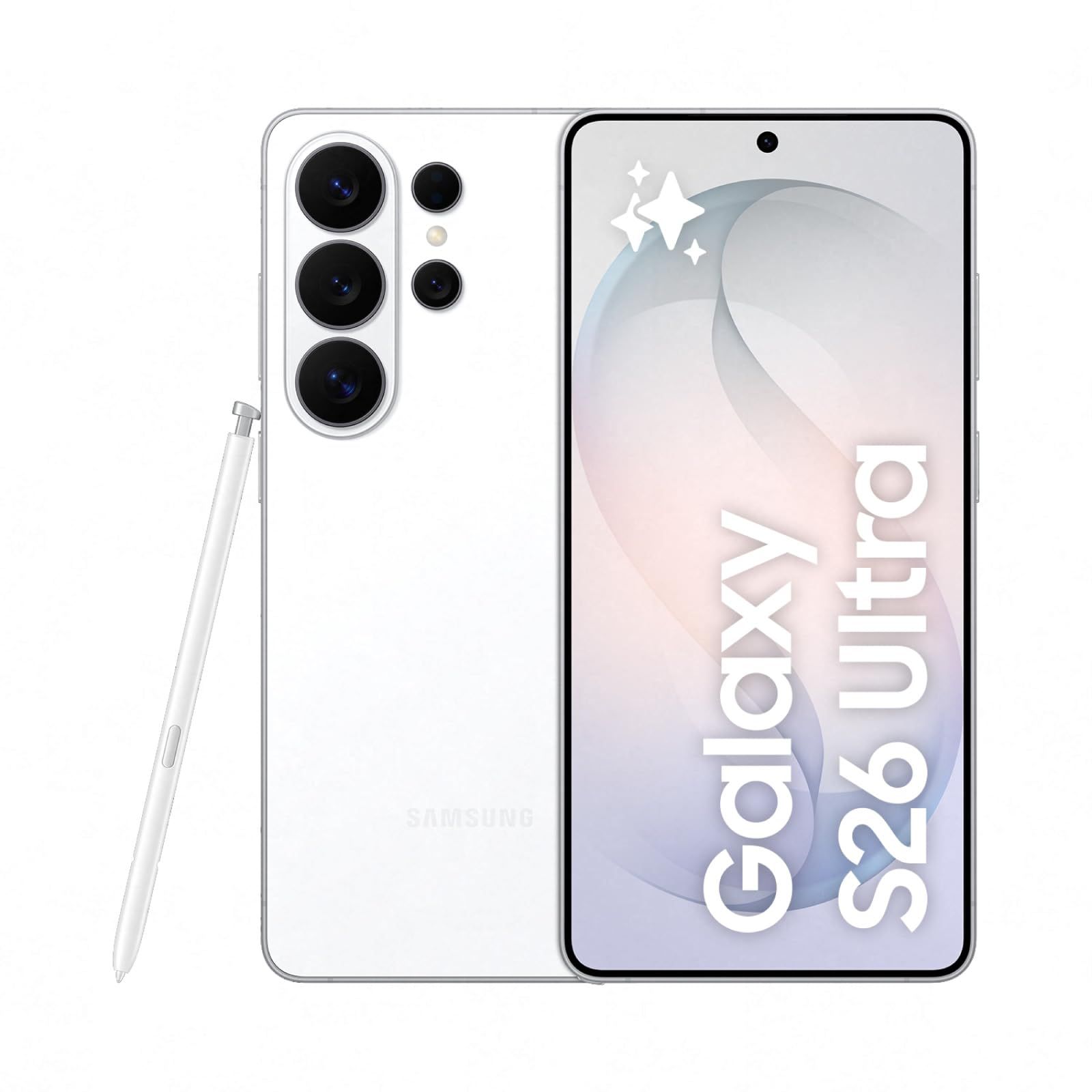 Samsung Galaxy S26 Ultra 256GB｜ホワイト｜Galaxy AI対応｜SIMフリースマホ 本体 端末｜FeliCa対応｜Samsung純正 国内正規品｜6.9インチ｜軽量約214g｜IP68防水防塵｜QHD+｜バッテリー 5,000m