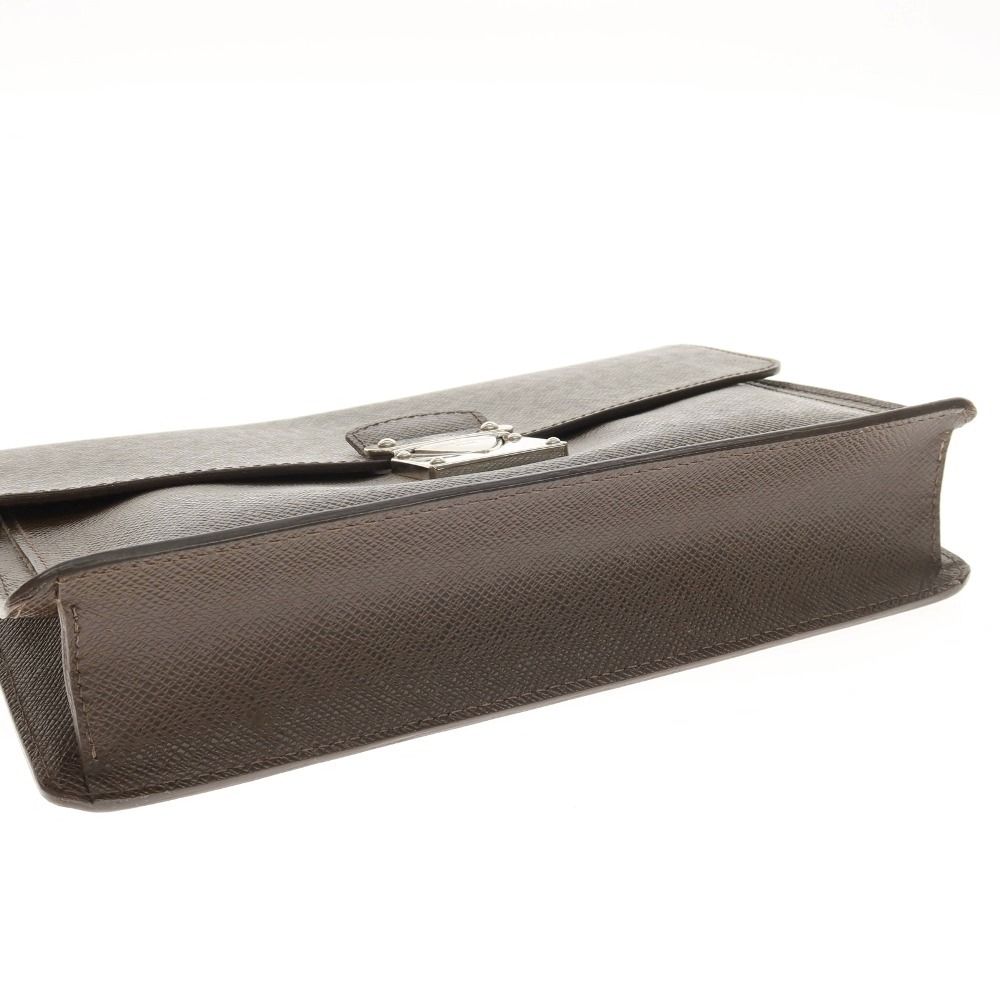 【中古】ルイ ヴィトン LOUIS VUITTON タイガ ベライア レザー クラッチバッグ ダークブラウン【WxH18xD5】【メンズ】 中古】ルイ ヴィトン LOUIS VUITTON タイガ ベライア レザー クラッチ