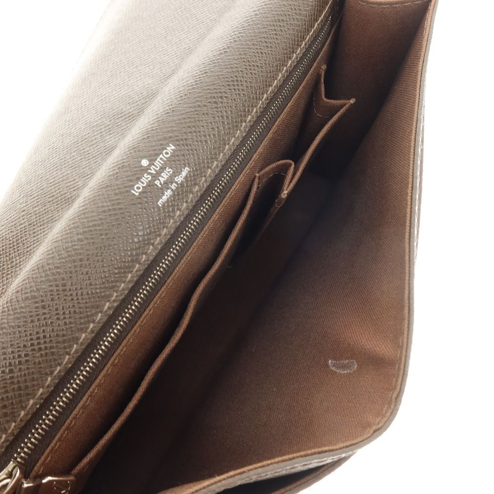 中古】ルイ ヴィトン LOUIS VUITTON タイガ ベライア レザー クラッチ