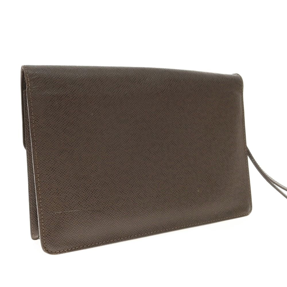 中古】ルイ ヴィトン LOUIS VUITTON タイガ ベライア レザー クラッチ