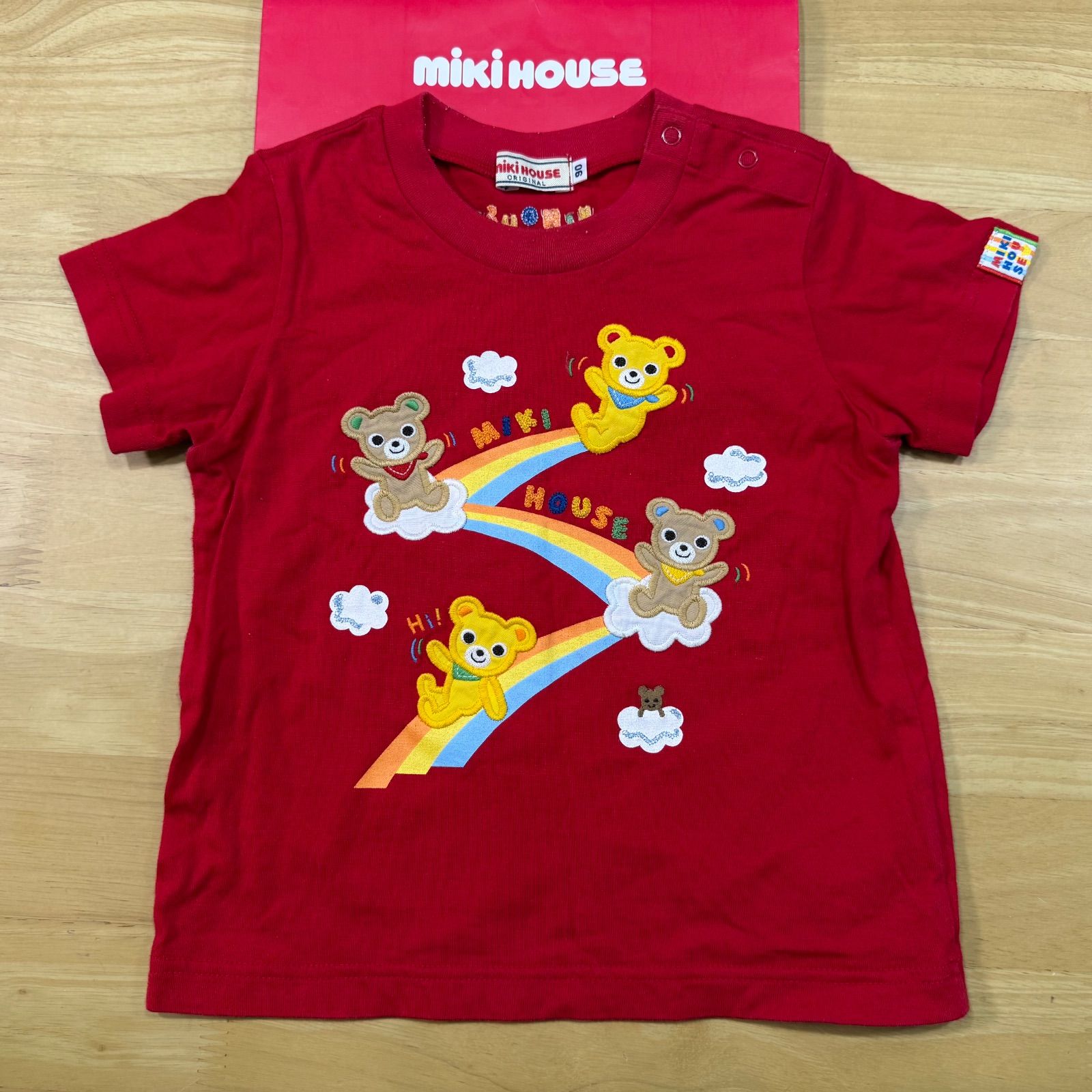 ミキハウスTシャツ◎美品◎サイズ90 - メルカリ