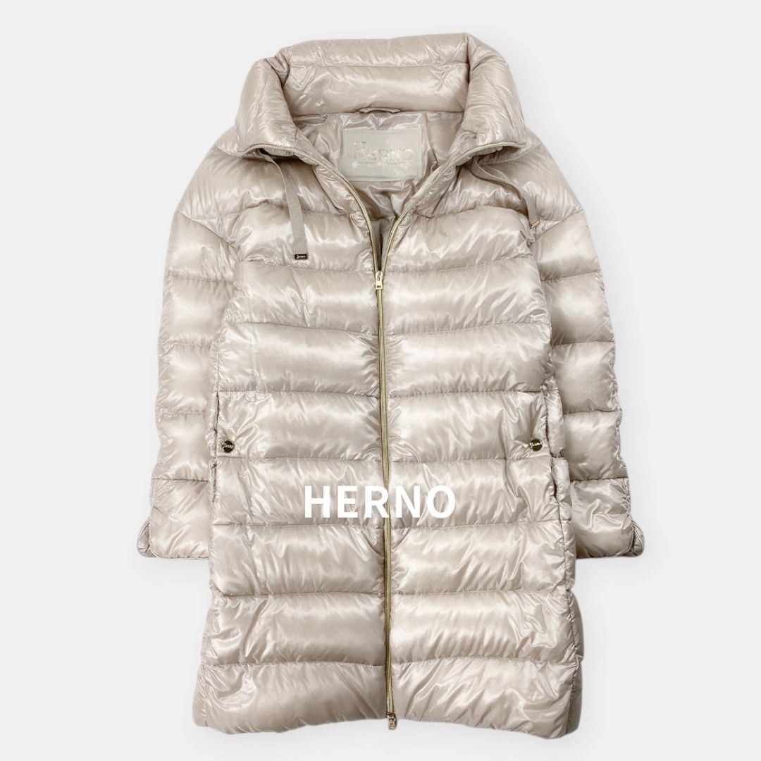 HERNO ヘルノ スタンドカラー ジップアップ 軽量 ライト ダウンコート