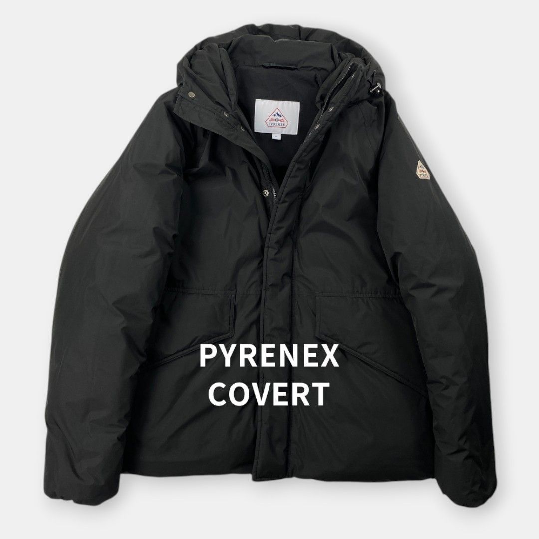 美品 PYRENEX COVERT 22AW ピレネックス コヴェール マット ダウンジャケット HMS019 ブラック 黒 M / J&NREUSE メンズ アウター