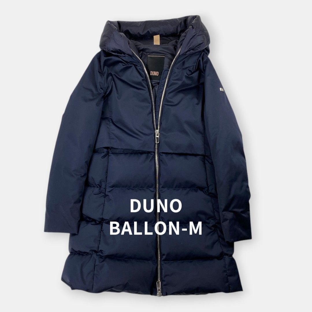 美品 DUNO BALLON-M デュノ バロン エム フーテッド キルティング 切替