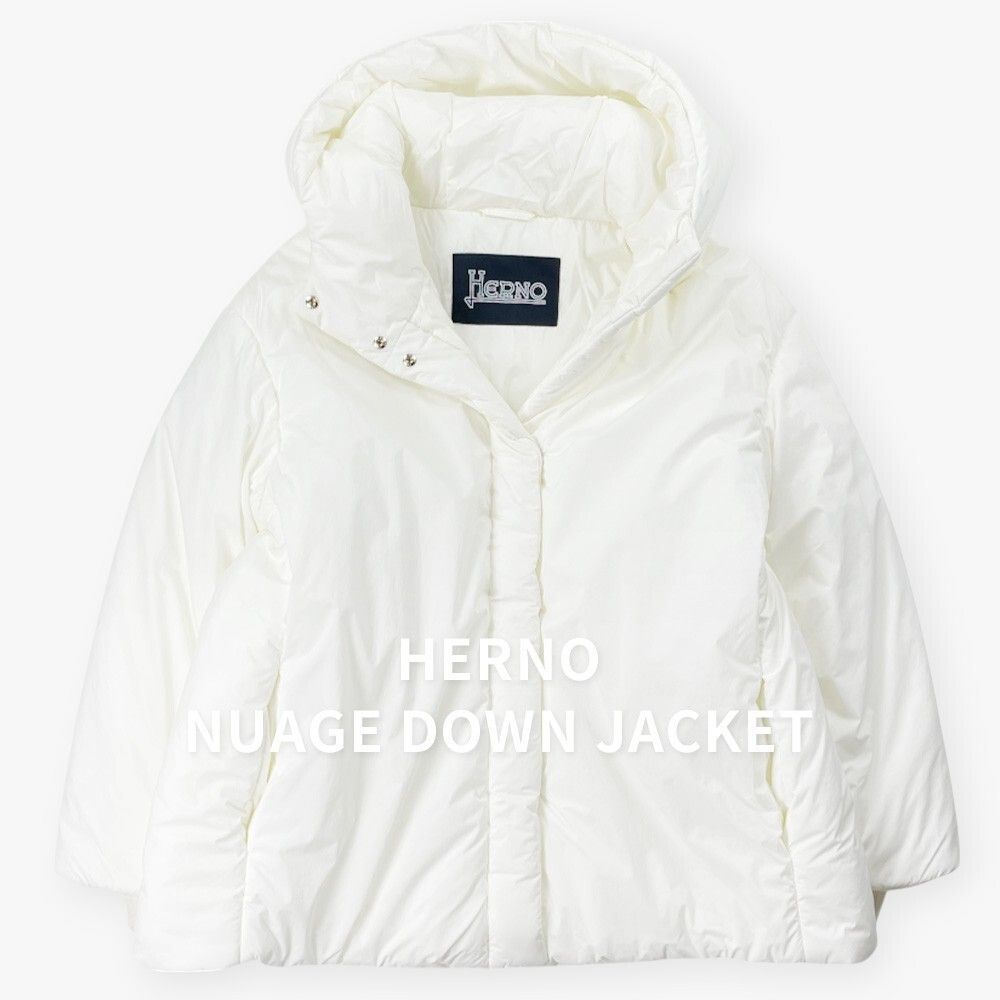 美品 HERNO ヘルノ 23AW Nuage ヌアージュ オーバーサイズ ナイロン