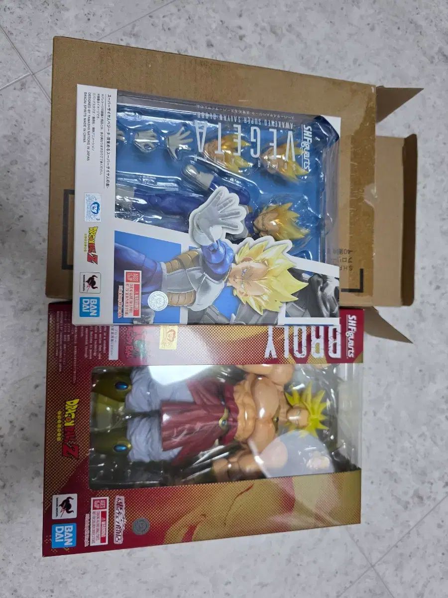 ドラゴンボール40周年 ブロリー ベジータ shf 出品