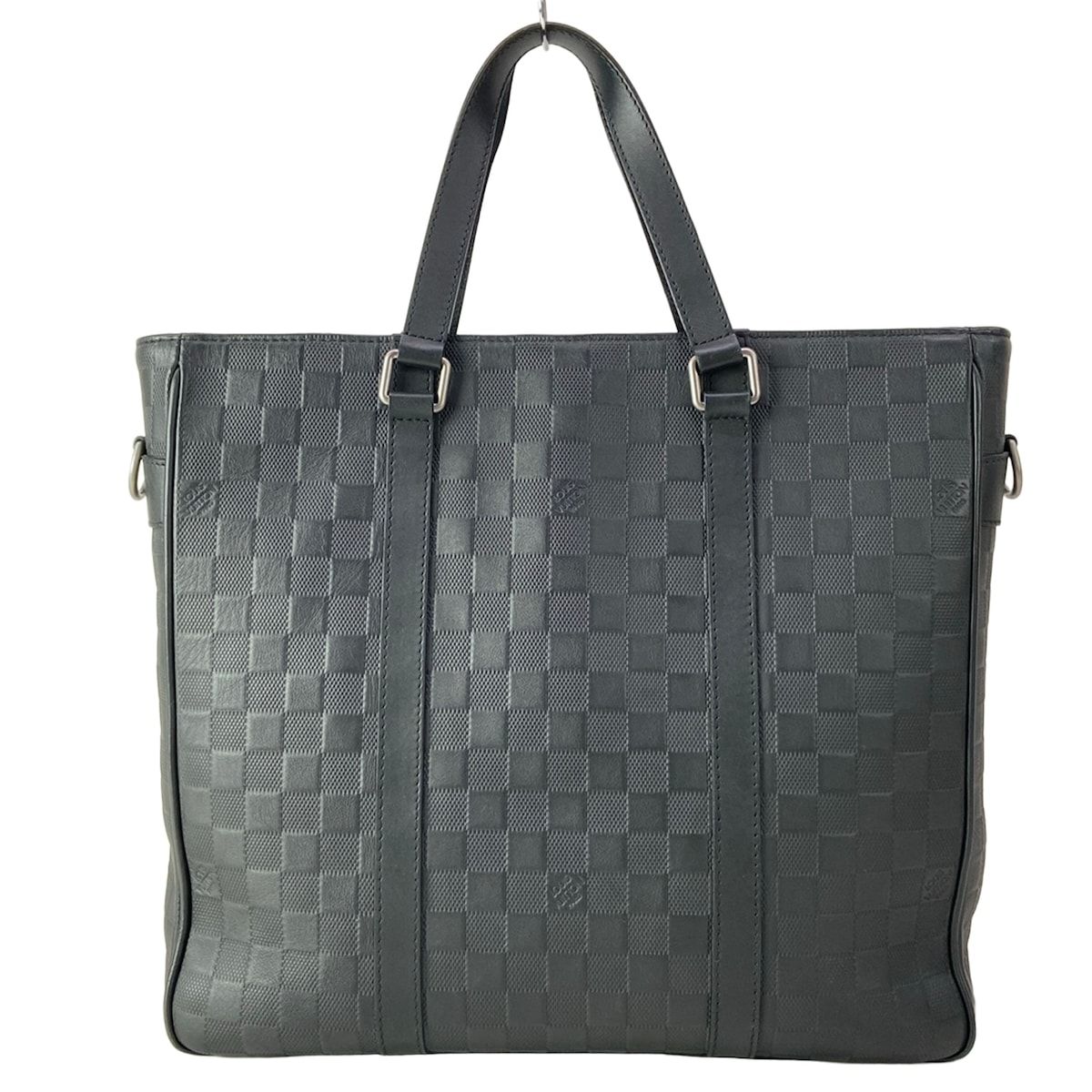 LOUIS VUITTON(ルイヴィトン) ハンドバッグ ダミエアンフィニ タダオPM N41269 オニキス レザー