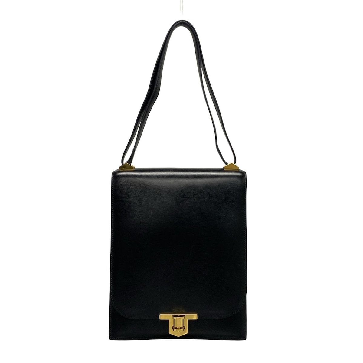 HERMES(エルメス) ショルダーバッグ キャンティ 黒 ゴールド金具