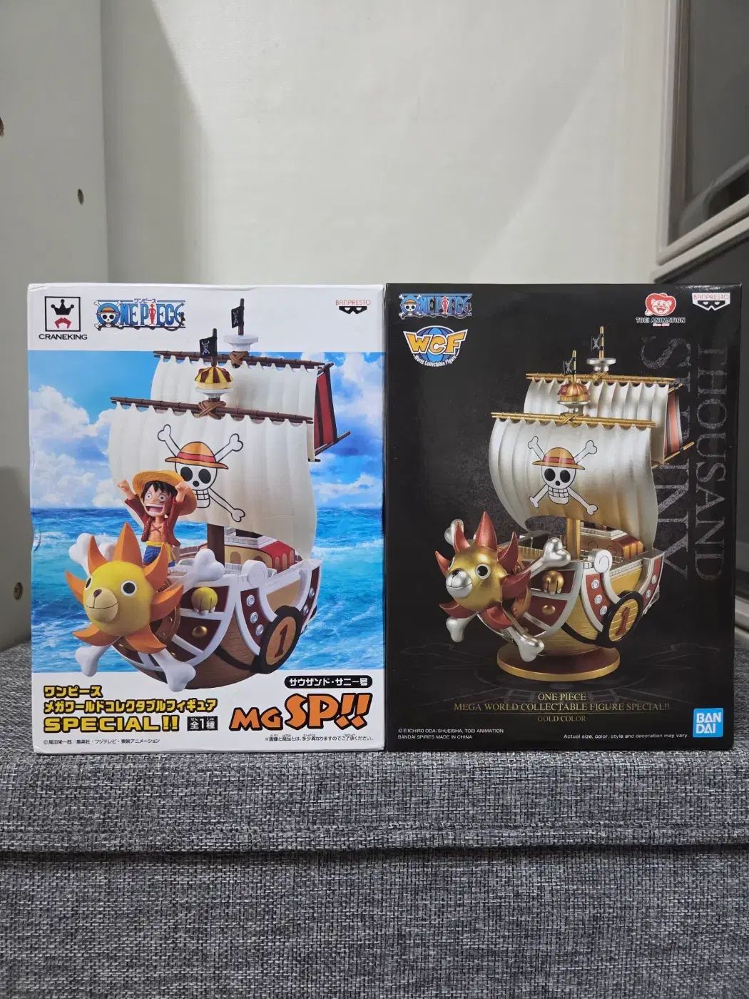 ワールドコレクタブル WCF ONE PIECE MEGA ワールドコレクタブル 限定 GOLD サニー号 + サニー号&モンキー・D・ルフィ(ルフィ) 出品