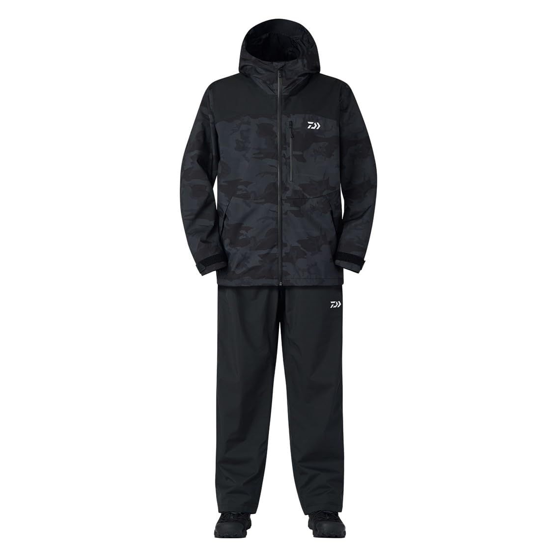 新品 [ダイワ] RAINMAXRレインスーツDR-3625 ブラックカモ 2XL