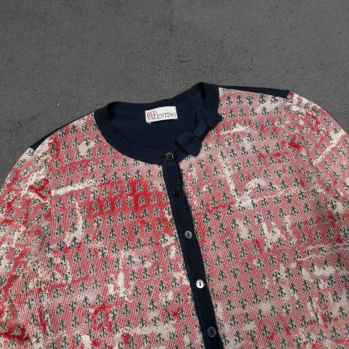 レッド Valentino レッド ヴァレンティノ パータン カーディガン