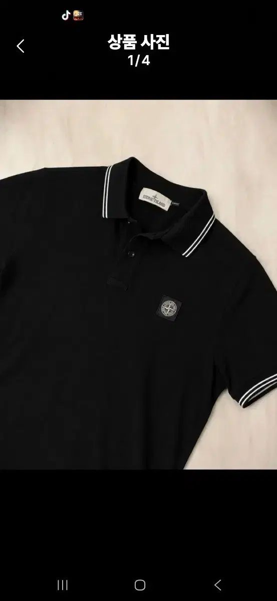 STONE ISLAND ストーンアイランド 半袖Tシャツ *ブラック* Lサイズ