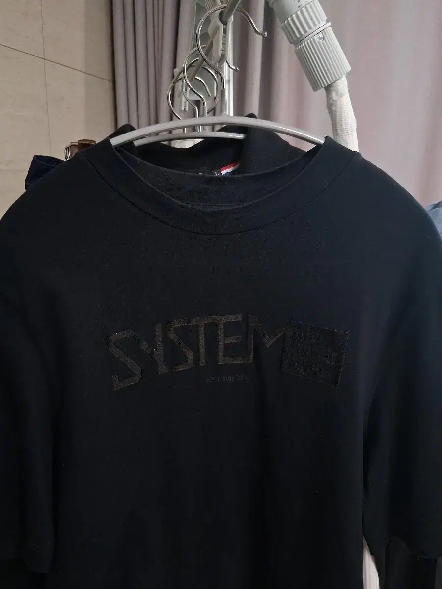 SYSTEM homme ブラック スウェット