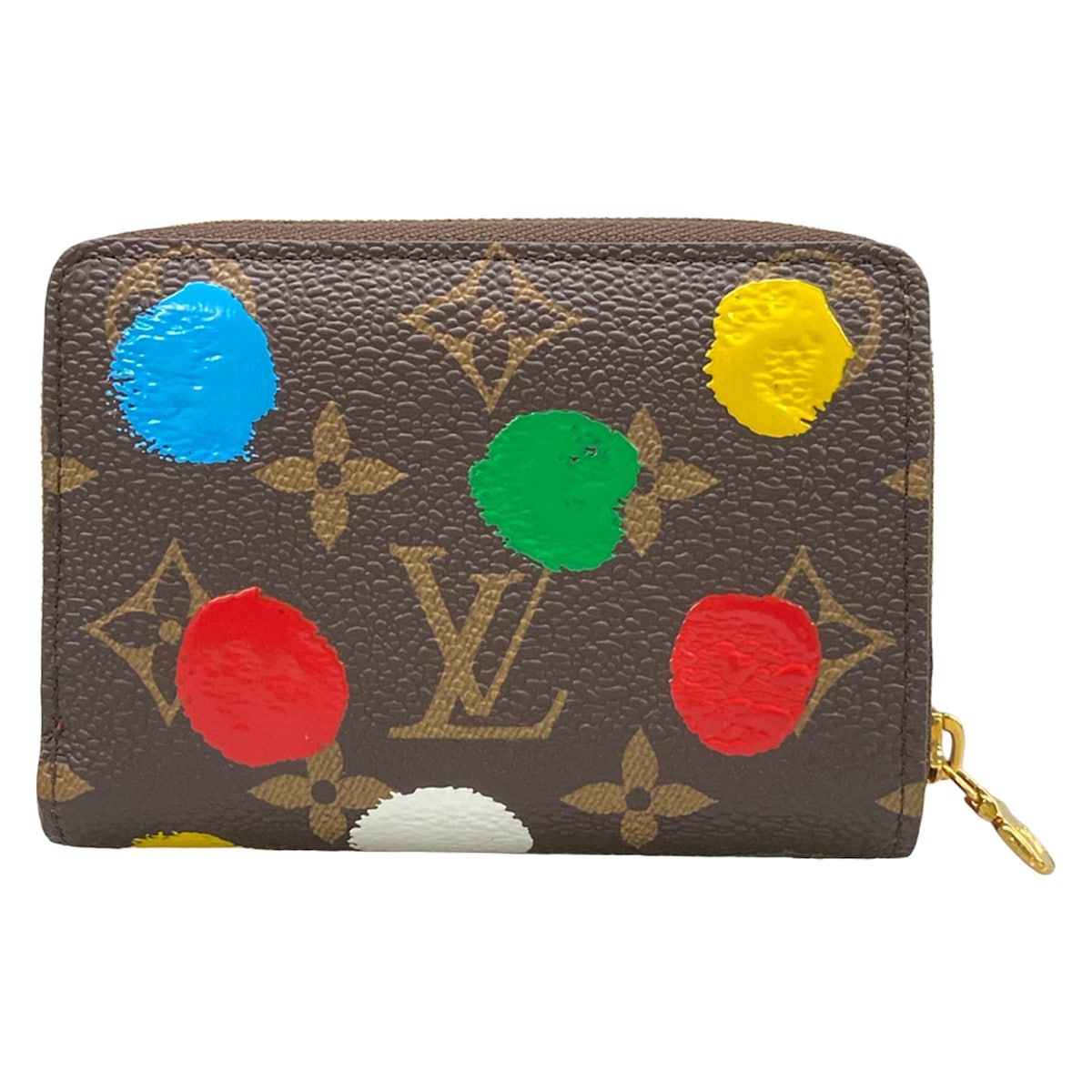 LOUIS VUITTON(ルイヴィトン) 2つ折り財布 ルイ・ヴィトン×草間彌生 LV×YKポルトフォイユルー M81981 モノグラム×マルチ